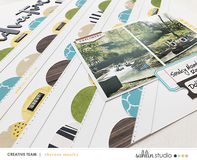 hybrid scrapbooking layout created by larkindesign featuring the May 2019 FREE Template by Sahlin Studio