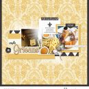 Disney Cafe Orleans New Orleans Food digital scrapbooking layout using Project Mouse (New Orleans): Elements by Britt-ish Designs and Sahlin Studio