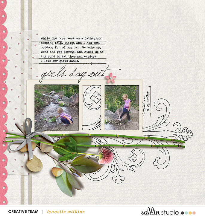 digital scrapbooking layout created by Lynnette featuring Rejuvenate by Sahlin Studio