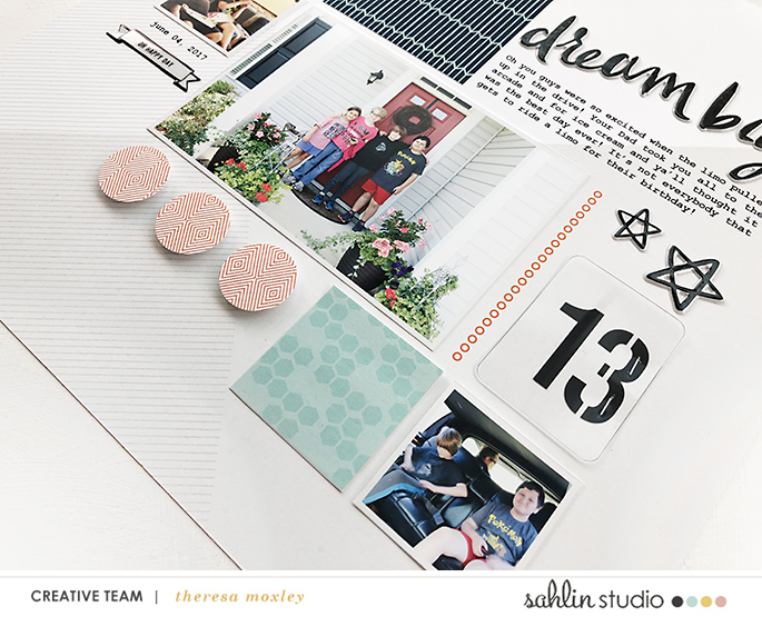 hybrid scrapbooking layout created by larkindesign featuring July 2019 FREE Template by Sahlin Studio