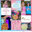 Meeting Disney Aurora Sleeping Beauty Princess digital scrapbook layout using Project Mouse (Princess) Aurora | Kit & Journal Cards by Britt-ish Designs and Sahlin Studio