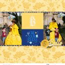Meeting Disney Belle Beauty and the Beast Princess digital scrapbook layout using Project Mouse (Princess) Aurora | Kit & Journal Cards by Britt-ish Designs and Sahlin Studio