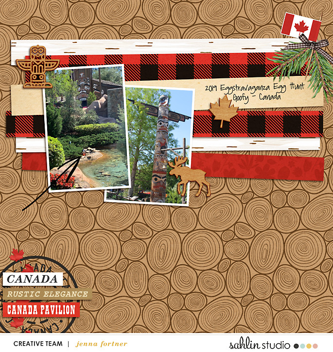 digital scrapbooking layout created by jenna featuring Project Mouse (World): Canada by Sahlin Studio and Britt-ish Designs