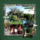 Disney Tarzans Treehouse digital scrapbook layout using Project Mouse (Animal) | Artsy & Pins by Britt-ish Designs and Sahlin Studio