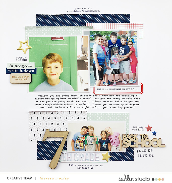 hybrid scrapbooking layout created by theresa moxley featuring September 2019 FREE Template by Sahlin Studio