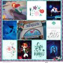 Disney Princess Ariel Little Mermaid Part of this World digital Project Life scrapbook layout using Project Mouse (Princess) Ariel | Kit & Journal Cards by Britt-ish Designs and Sahlin Studio