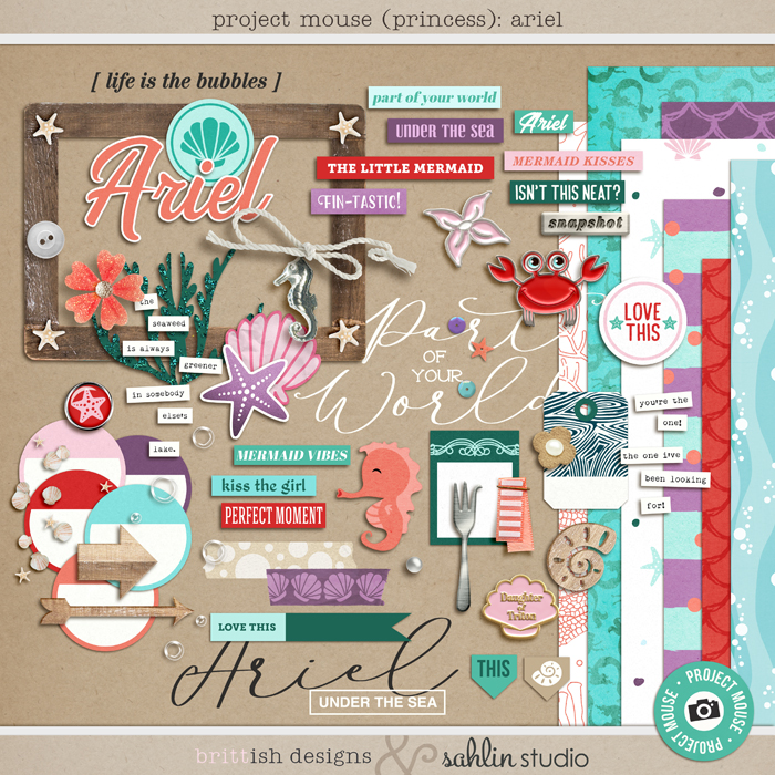 Sahlin Studio, Digital Scrapbooking DesignsProject Mouse: Washi Tape -  Sahlin Studio