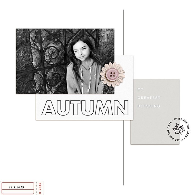 Big Scrapbook Kit (Autumn) Graphic by My Little Black Heart