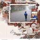 Hey Pumpkin Fall Digital Scrapbooking page using Autumn Stories | Journal Cards by Sahlin Studio