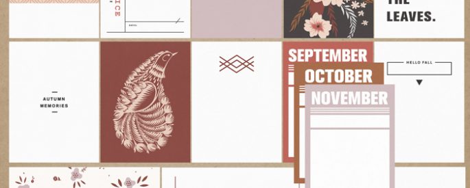 Autumn Stories | Journal Cards by Sahlin Studio - Perfect for documenting your fall / autumn scrapbooks and Project Life albums!!