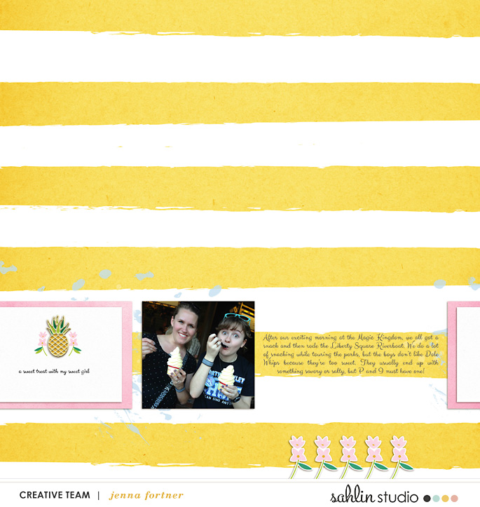 digital scrapbooking layout created by jenna featuring Sahlin Studio Templates and Quickpages