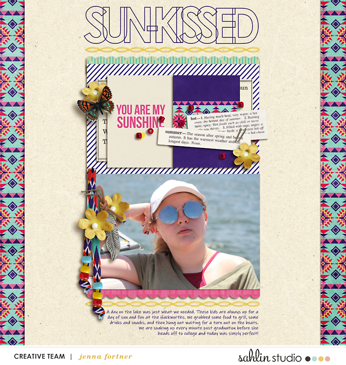 digital scrapbooking layout created by jenna featuring Sahlin Studio Templates and Quickpages