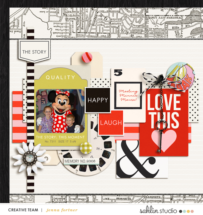 digital scrapbooking layout created by jenna featuring Sahlin Studio Templates and Quickpages