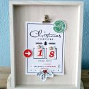 Countdown for Christmas using the digital scrapbook collection Holly Days by Sahlin Studio