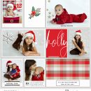 Holly Making Merry digital Project Life scrapbook page using Holly Days by Sahlin Studio
