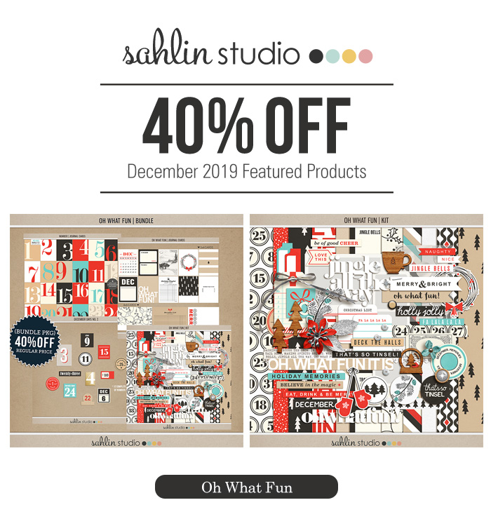 Sahlin Studio, Digital Scrapbooking DesignsOh What Fun (Journal Cards) -  Sahlin Studio