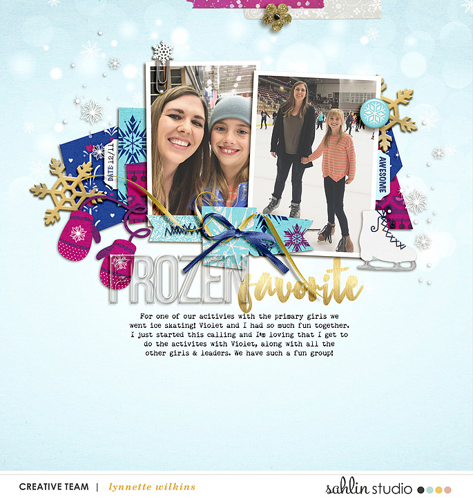 digital scrapbooking layout created by lynnette featuring Project Mouse (Ice) by Sahlin Studio and Britt-ish Designs