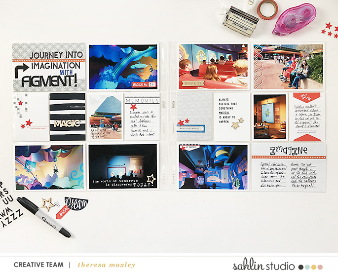 hybrid digital scrapbooking layout created by larkindesign featuring Innovation by Sahlin Studio