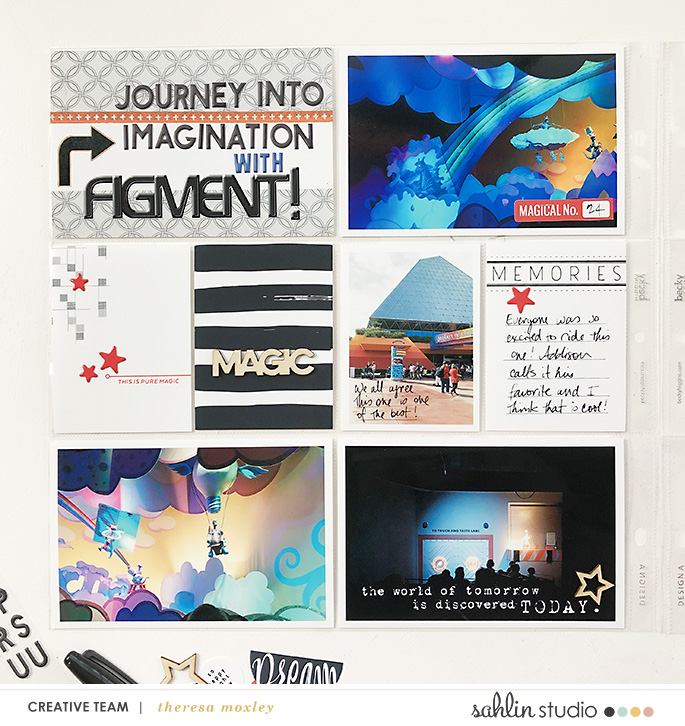 hybrid digital scrapbooking layout created by larkindesign featuring Innovation by Sahlin Studio