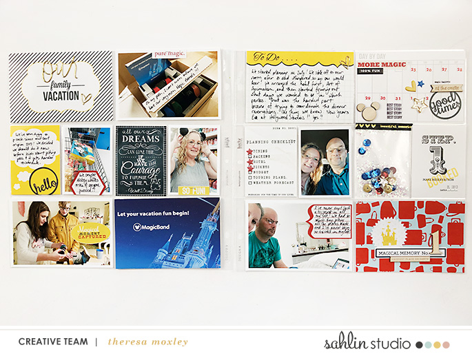 Sahlin Studio CT Theresa Moxley - Super Fun Disney Layout | All About The Prep And Plan