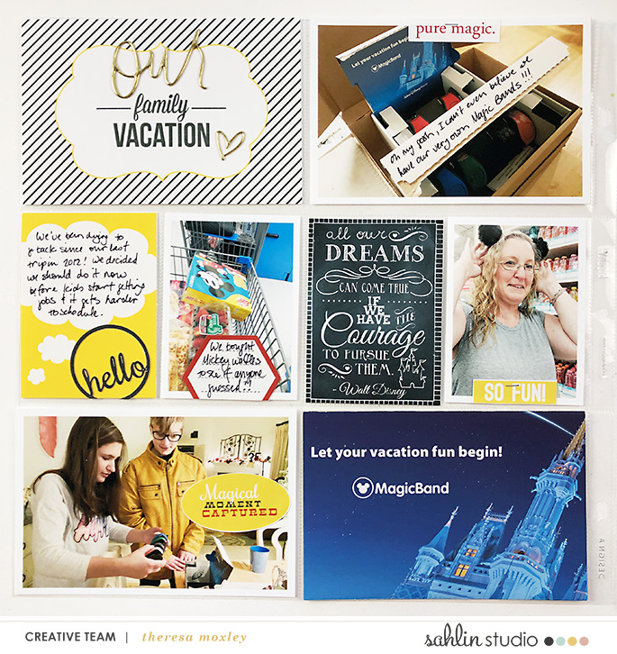 Scrapbooking Disney Layouts - Ideas For The Reveal, Trip, and Hotel  Pictures 