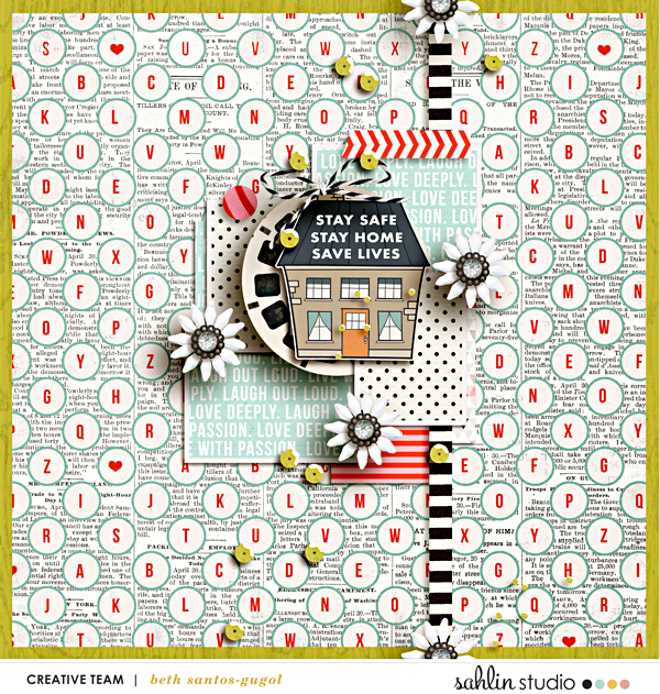 digital scrapbooking layout created by kewl-jive featuring Melon Sorbet by Sahlin Studio