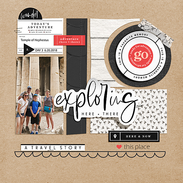 Sahlin Studio, Digital Scrapbooking DesignsExploring - Travel Collection - Sahlin  Studio