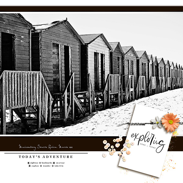 Sahlin Studio, Digital Scrapbooking DesignsExploring - Travel Collection - Sahlin  Studio