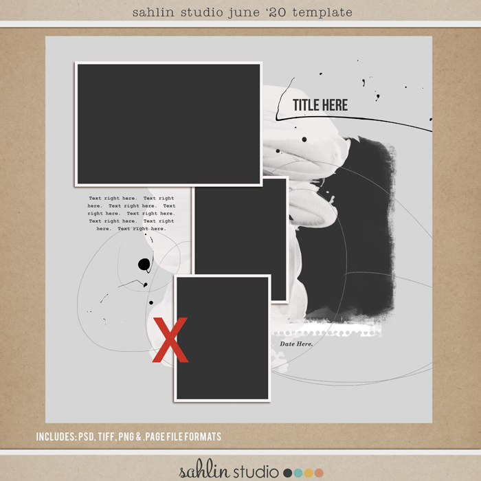 June '20 FREE Template by Sahlin Studio