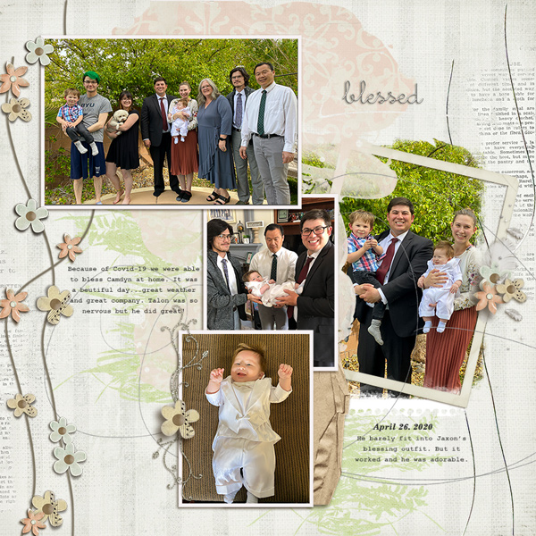 digital scrapbooking layout created by garrynkim featuring June 2020 FREE Template by Sahlin Studio
