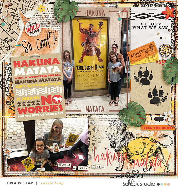 digital scrapbooking layout created by cassie king featuring Project Mouse (Animal) by Britt-ish Designs and Sahlin Studio