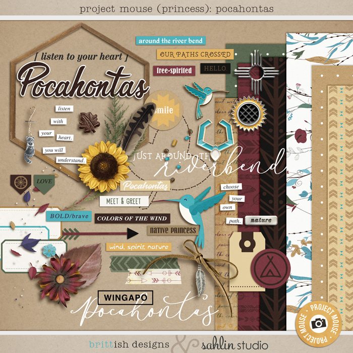 Sahlin Studio, Digital Scrapbooking DesignsProject Mouse: Washi Tape -  Sahlin Studio