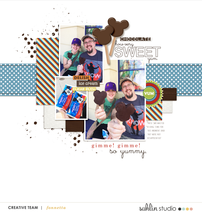 digital scrapbooking layout created by fonnetta featuring Candy Shop by Sahlin Studio and Britt-ish Designs