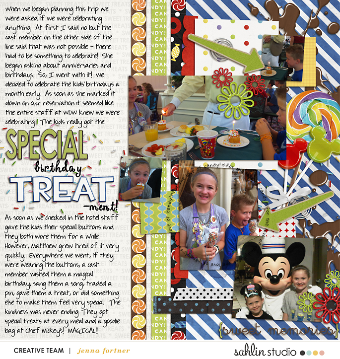 digital scrapbooking layout created by jenna featuring Candy Shop by Sahlin Studio and Britt-ish Designs