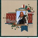 Meeting Merida Be Brave Be True digital scrapbook page layout using Project Mouse (Princess) Merida | Kit & Journal Cards by Britt-ish Designs and Sahlin Studio