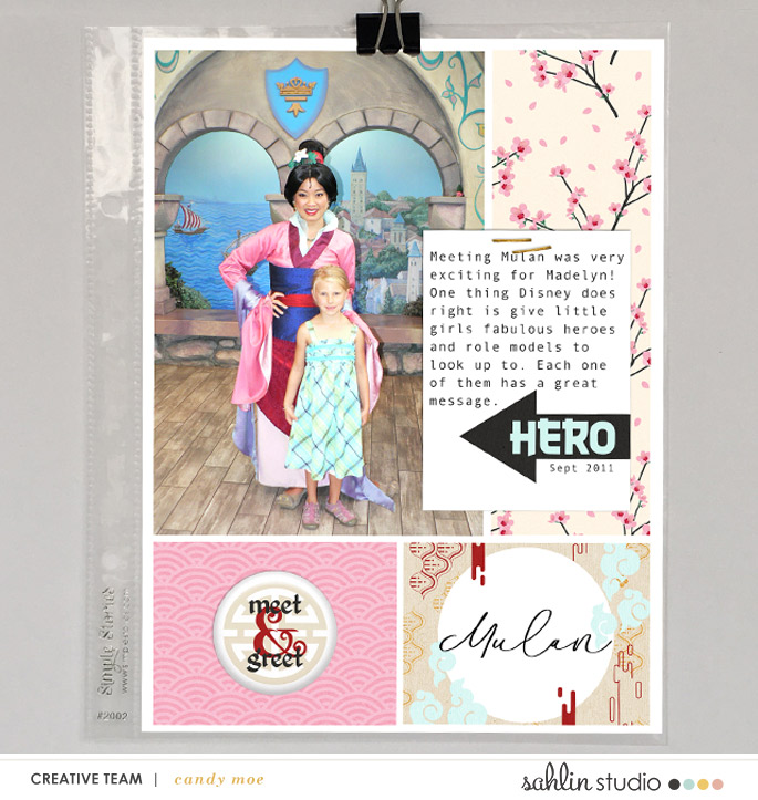 Disney Princess Digital paper Scrapbooking Mulan - Party and Craft