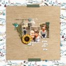 Listen to your heart digital scrapbook page layout using Project Mouse (Princess) Pocahontas | Kit & Journal Cards by Britt-ish Designs and Sahlin Studio