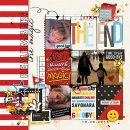 The End - Goodbye Disney digital scrapbooking Project Life layout using the Project Mouse (See Ya Real Soon) by Britt-ish Designs and Sahlin Studio