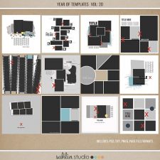 Sahlin Studio, Digital Scrapbooking DesignsOuch (Kit) - Sahlin Studio