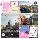 Disney Happy Place Digital Project Life scrapbook layout using Project Mouse (Pop) by Britt-ish Designs
