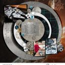 Disney Star Wars In a Galaxy Far Far Away digital scrapbook layout using Project Mouse (Galaxy): by Sahlin Studio