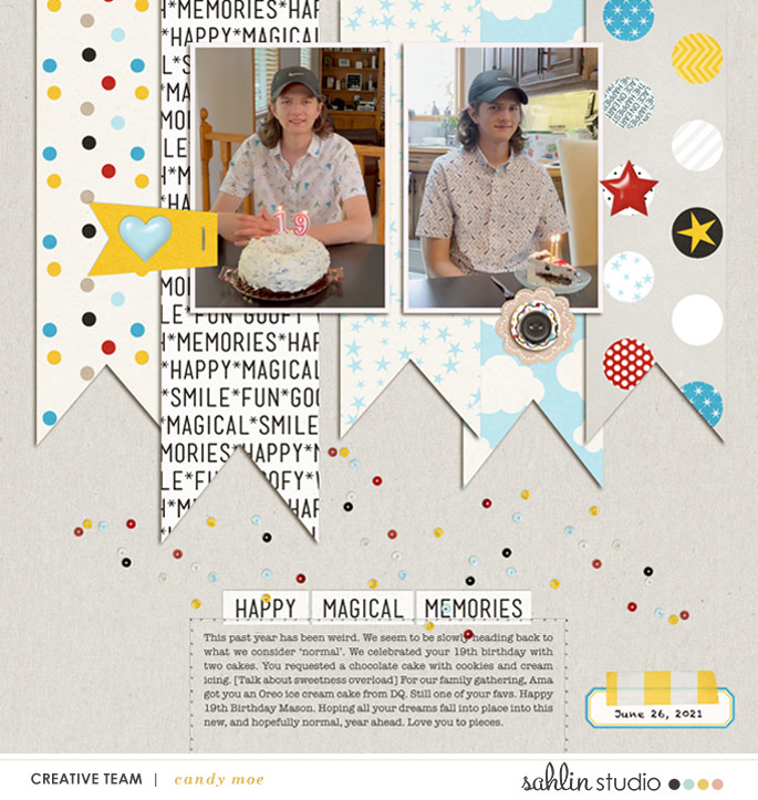 digital scrapbooking layout created by ctmm4 featuring August '21 FREE Template by Sahlin Studio