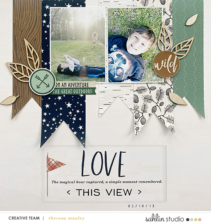 digital scrapbooking layout created by larkin design featuring Project Mouse (Wilderness) by Sahlin Studio and Britt-ish Designs