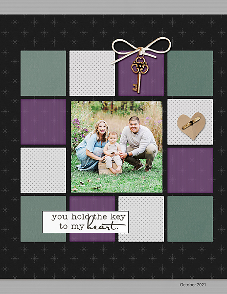 digital scrapbooking layout created by flowersgal featuring December 21 FREE Template by Sahlin Studio