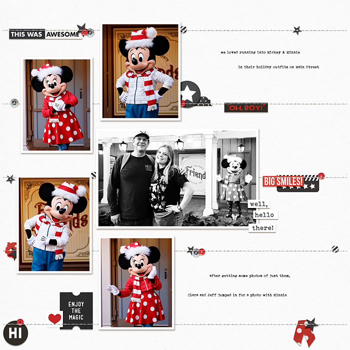 inspiration digital scrapbooking layout created by tradtke featuring February '22 FREE Template by Sahlin Studio
