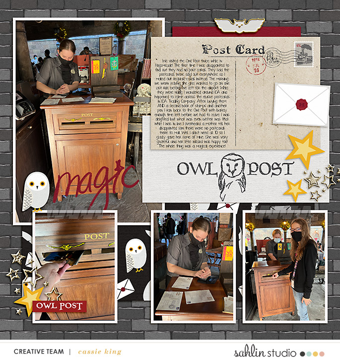 digital scrapbooking layout created by cassie king featuring March '22 FREE Template by Sahlin Studio