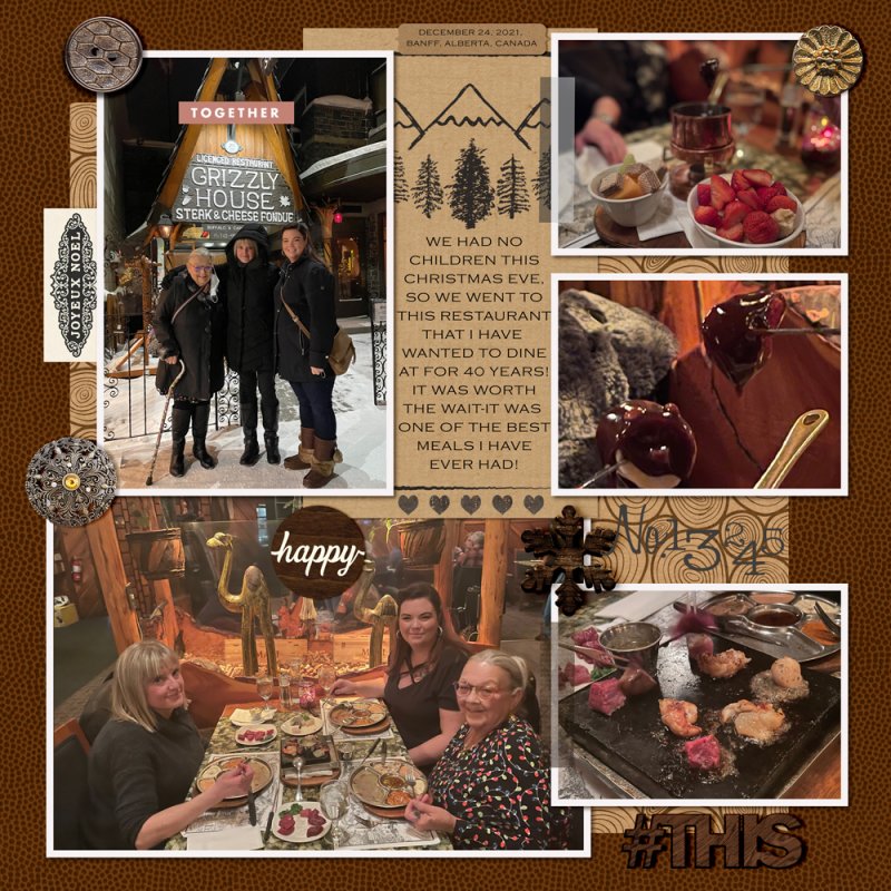 digiral scrapbooking layout created by Electra featuring March '22 FREE Template by Sahlin Studio