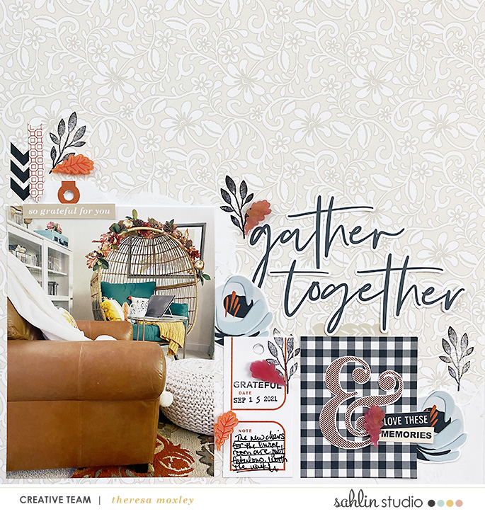 hybrid digital scrapbooking layout created by theresa moxley featuring October '22 FREE Template by Sahlin Studio