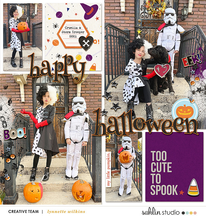 digital scrapbooking layout created by lynnette featuring Project Mouse (Halloween) by Sahlin Studio and Britt-ish Designs