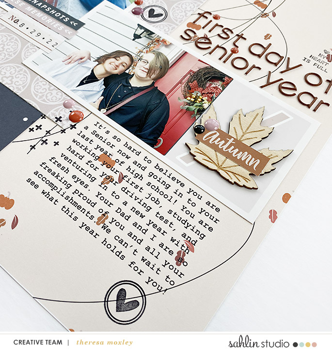 hybrid digital scrapbooking layout created by theresa moxley featuring November '22 FREE Template by Sahlin Studio